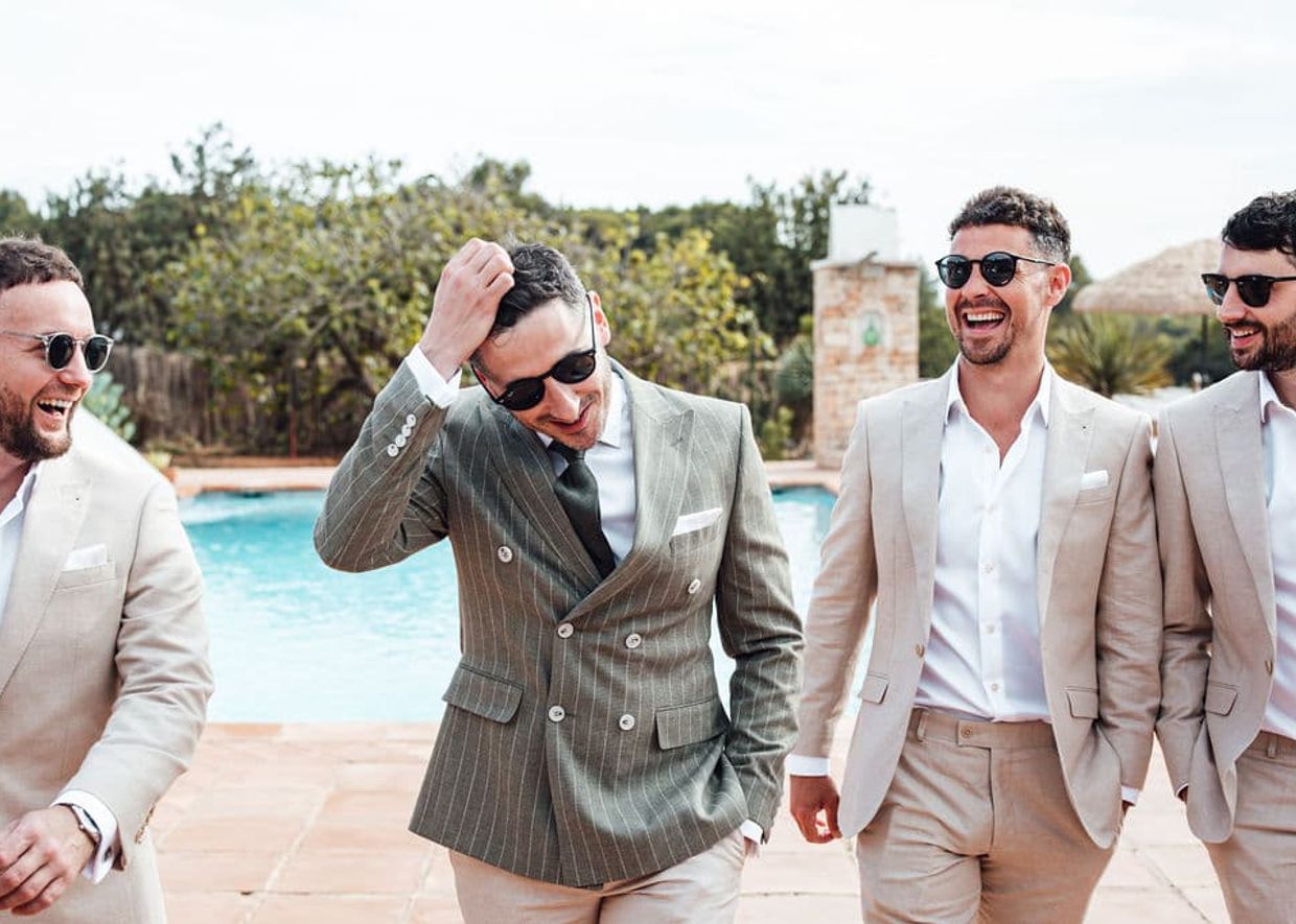 Wedding Las Cicadas Ibiza friends